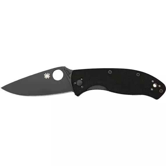 Ніж Spyderco Tenacious Black Blade, 8Cr13MoV, G-10 к:black, фото 